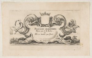 Titelside: Paisages maritimes, ca. 1644. af Stefano della Bella