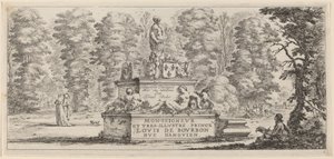 Titelside for Divers paysages, i eller før 1647. af Stefano della Bella