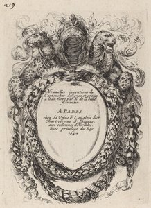 Titelside for "New Cartridge Inventions" af Stefano della Bella
