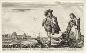 Forskellige Figurer og Landskaber, 1649. af Stefano della Bella