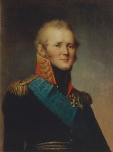 Portræt af kejser Alexander I 1777-1825, 1809