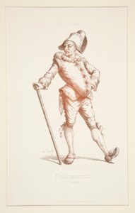 Punchinello i 1820 af Stephane Pannemaker