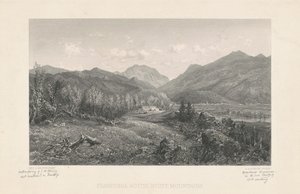 Franconia Notch, White Mountains af Stephen Alonzo Schoff, after George L. Brown