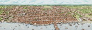 Det jakobinske London (voksen), ca. 1603-1625 (blæk og akvarel) af Stephen Conlin