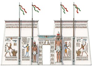 Den 10. pylon, Karnak, Egypten af Stephen Conlin