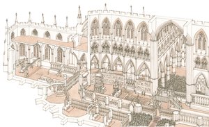 The Quire of Westminster Abbey på tidspunktet for kong Henrik IV
