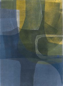 Arches Sun  Sea II, 2015 (monoprint på papir) af Stephen Dow