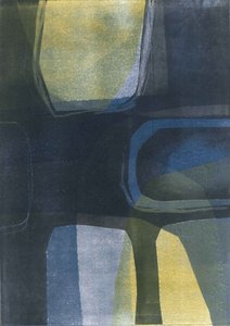 Arches Sun  Sea I, 2015 (monoprint på papir) af Stephen Dow