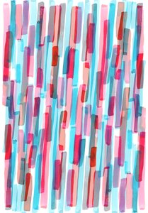Brush Stripe, 2017 af Stephen Dow
