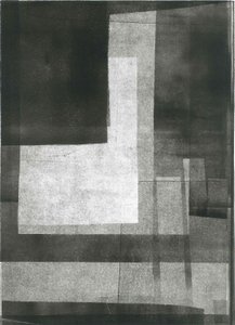 Nocturnus II, 2015 (monoprint på papir) af Stephen Dow