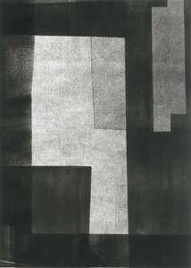 Nocturnus V, 2015 (monoprint på papir) af Stephen Dow