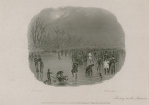 Skøjteløb på Serpentine, Hyde Park, London