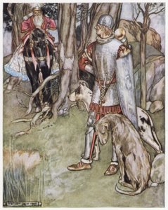 Illustration til Siegfried The Dragon-Slayer (Color Litho) af Stephen Reid