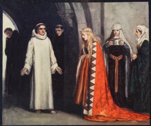 Sankt Bernard og hans søster Hombeline, illustration fra 