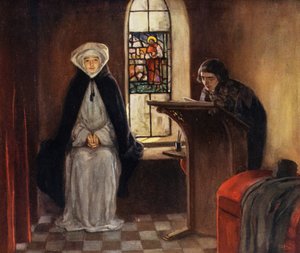 Saint Catherine af Siena (Color Litho) af Stephen Reid