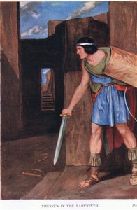 Theseus og labyrinten af Stephen Reid