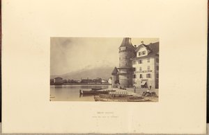 Pilatus-bjerget (fra Luzern-søen) af Stephen Thompson