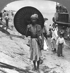 En gammel mand fra Shan-folket i Øvre Burma, 1908