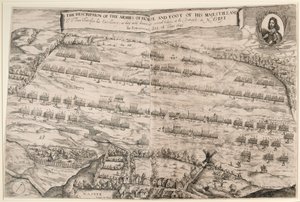 Beskrivelse af Hans Majestæters hære af hest og fod og Sir Thomas Fairefax; den fjortende dag i juni 1645 af Streeter