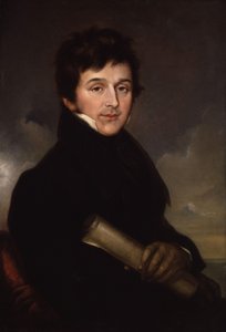 Portræt af komponisten Charles Edward Horn 1786-1849, ca 1825 af Stroely
