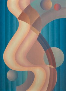 Komposition nr. 61, 1939. af Stuart Walker