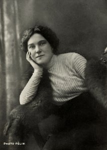 Portræt af den franske kunstner Suzanne Despres ( 1875