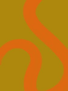 Flydende orange linjer af Studio Palette