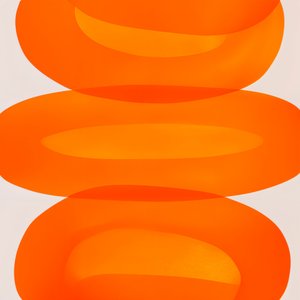 Stablede orange ovaler