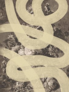 Hvirvlende botanisk abstrakt