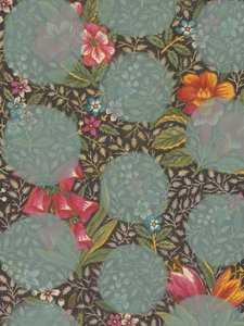 Farverig blomsterhave af Studio Palette