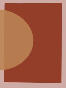 Varm geometrisk abstrakt af Studio Palette