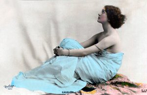 Lina Cavalieri som Fedora, ca. 1900-1905 (postkort) af Studio Reutlinger