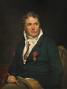 Jacques-Louis David, ca. 18131815. af Studio of Georges Rouget