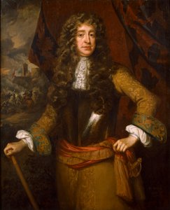 Portræt af en ukendt mand kaldet William III, slutningen af det 17. århundrede af Studio of William Wissing