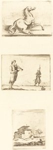 Ark med ætsninger af Style of Jacques Callot