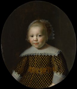 Portræt af en ung dreng. af Style of Paulus Moreelse