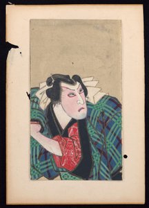 Album med tyve halvlange portrætter af skuespillere i roller af Sunbaisai (attr.to) Hokuei