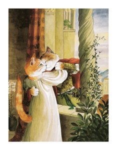 Illustration fra Shakespeare Cats: Plakatbog (udgivet 2016)