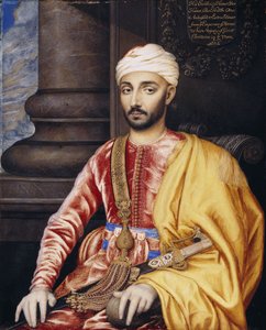 Portræt af Hans Excellence Hamet Ben Hamet Ben Hadii, Ekstraordinær Ambassadør fra Kejserdømmet Marokko, 1682 af Susan Penelope Rosse