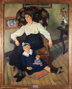 Frankrig, Lyon, Malet portræt af Suzanne Valadons niece