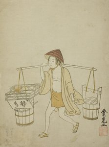 En vandsælger, 1765 af Suzuki Harunobu
