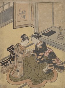 Kattens vugge, ca. 1765., ca. 1765. af Suzuki Harunobu