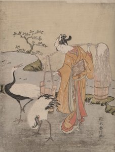 Tegning af saltvand af Suzuki Harunobu