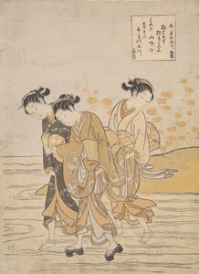 Jewel River og Ide Ide no Tamagawa, ca. 1768., ca. 1768. af Suzuki Harunobu