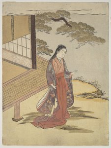 Lady Komachi af Suzuki Harunobu