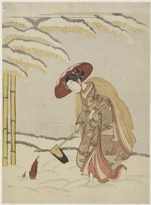 Mitate af Meng Zong, en af de fireogtyve forbilleder for fromhed, efter 1765 af Suzuki Harunobu