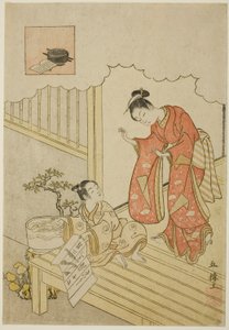 ono ingen komachi af Suzuki Harunobu