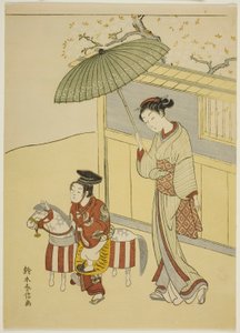 Hobbyhesten af Suzuki Harunobu
