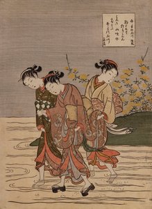 The Jewel River at Ide", fra serien "The Six Jewel Rivers" af Suzuki Harunobu