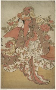 Løvedansen af Suzuki Harunobu
